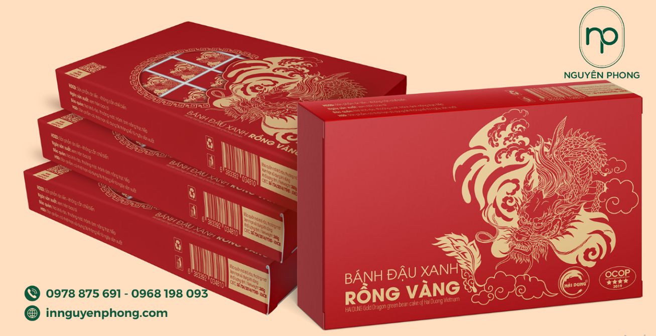 mẫu hộp sóng bồi đựng bánh đậu xanh